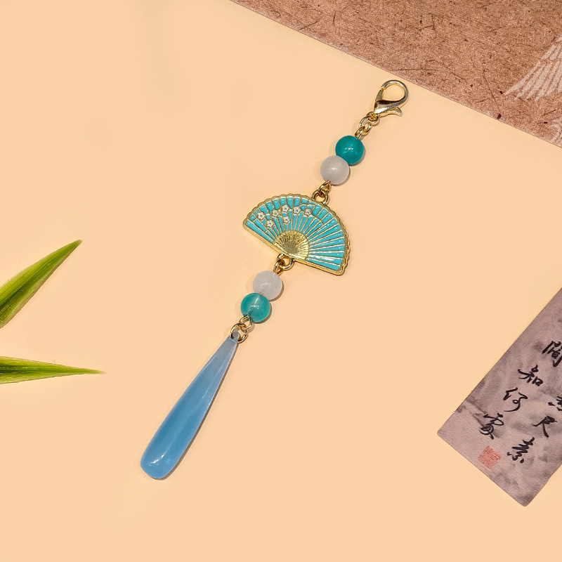 国民スタイル合金竹フレッシュピンクフラワーペンダント中国ベルペンダント古代スタイルチャイナ韓服衣類アクセサリー