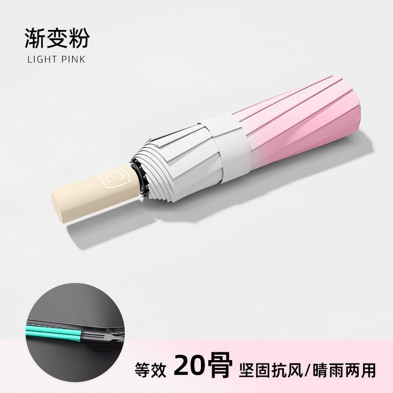 雨伞60骨自动大号森系女学生折叠伞韩版双人防晒晴雨两用太阳伞|undefined