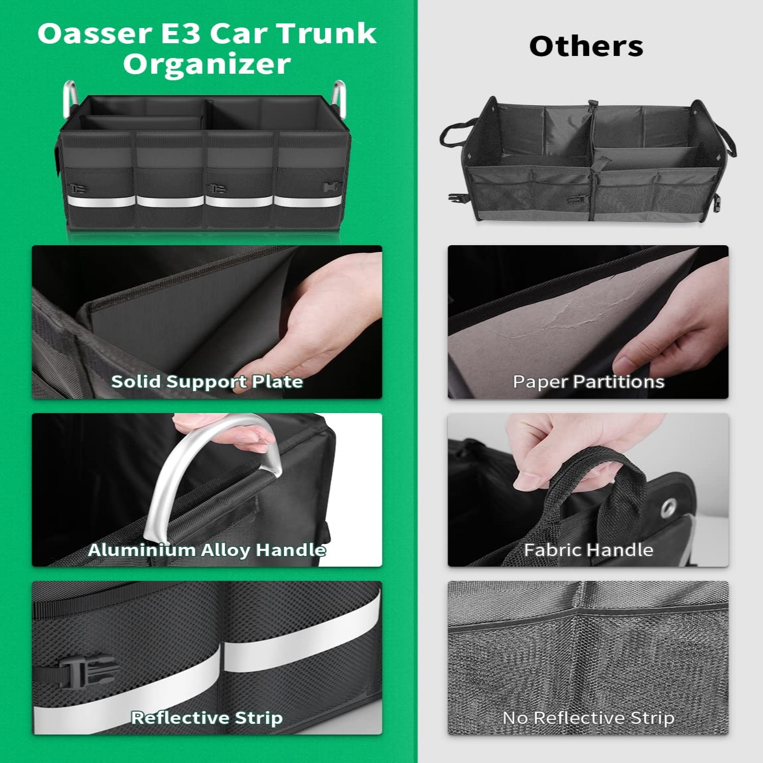 Car Glove Box Oxford Cloth Car Storage Folding Storage Box Trunk Storage Box