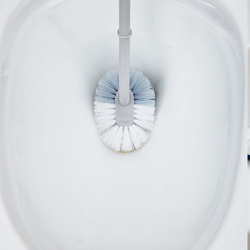 Japanese S-type toilet brush, bathroom no dead ends, toilet cleaning brush, household toilet brush, soft hair, drop shipping