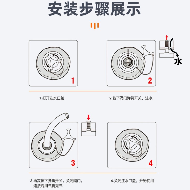 国境を越えて人気の透明フィットネスウォーターバッグ、水注入式ウェイトバッグ、スクワット用エナジーバッグ、多機能ウェイトリフティング器具|undefined