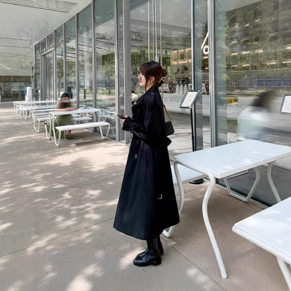 Демисезонное trench coat, модная куртка, британский стиль, премиум