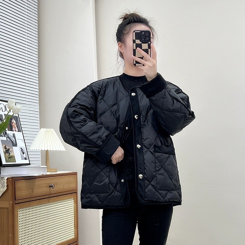 Clearance Short down Jacket for Women, Fashionable, High-Quality, Lightweight Winter Style, Petite, Chanel-Inspired, Plus-Size Coat