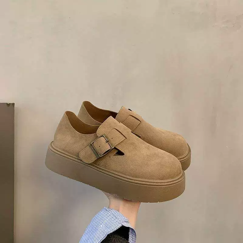 Footwear, shoes platform, fashionable loafers