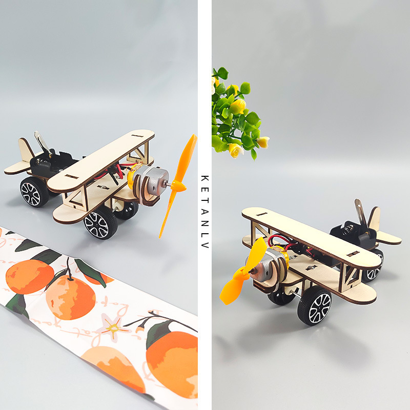 Children's airplane for experiments, teaching aids for students, DIY, science