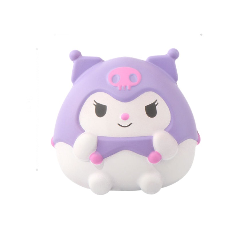 Bolsa de malla de rebote lento Lomi juguete antiestrés blandito lindo popular figura de dibujos animados muñeca hecha a mano.