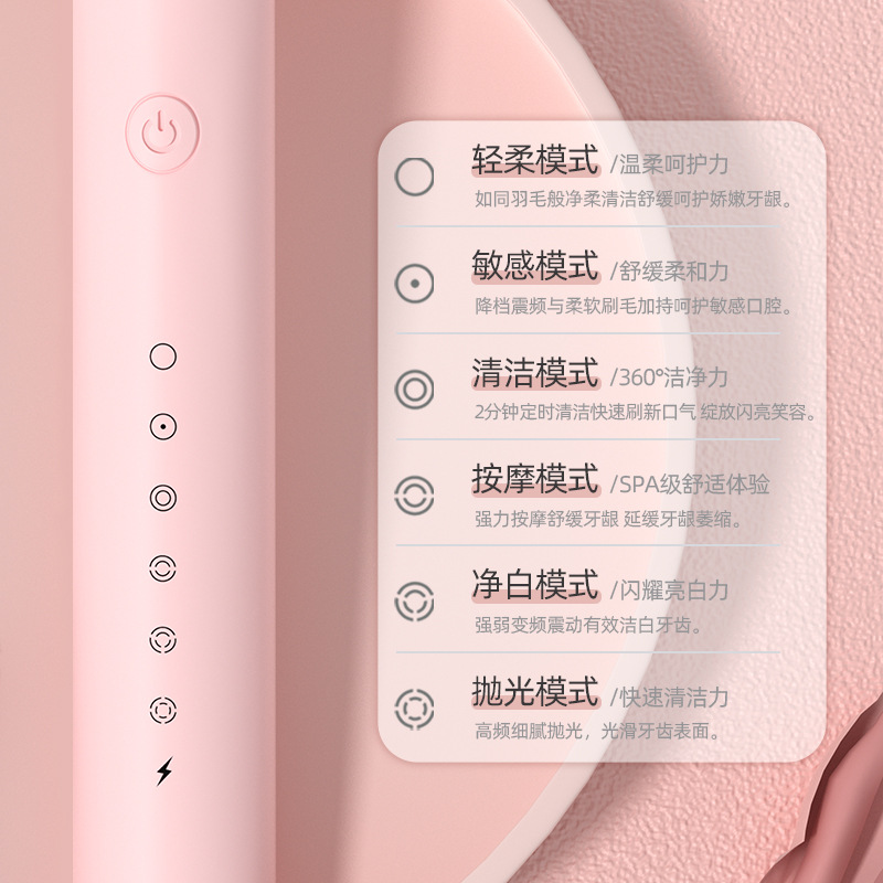 Manufacturer wholesale soft bristle toothbrush water flosser charging model fully automatic adult children universal electric toothbrush ultrasonic