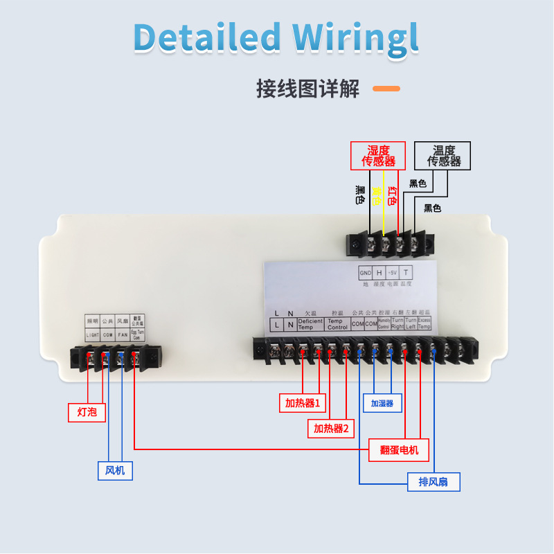 Nuevo controlador de incubadora automática XM-18EK grandes accesorios de incubadora controlador inteligente de temperatura y humedad