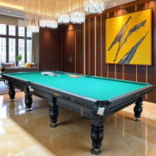 俄罗斯台球桌标准成人俄式美式家用斯诺克台球桌球台台球桌桌球台