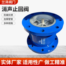 钢体法兰防回流缓闭式单向逆止阀门HC41X逆流阀静音消声止回阀