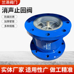 钢体法兰防回流缓闭式单向逆止阀门HC41X逆流阀静音消声止回阀