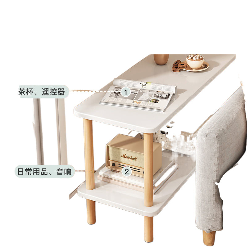 Mesa de té pequeña mesas de cabezal de cama pequeña mesa de cabezal de cama simple de alquiler de alquiler de habitaciones de cabezal de cama pequeña mesa dormitorio