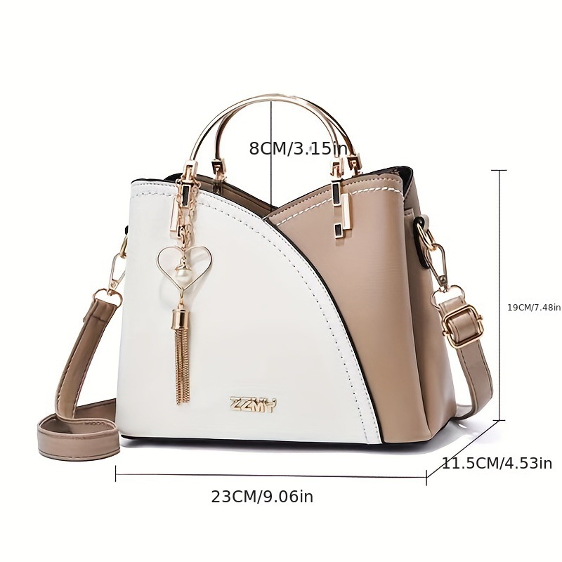 Bolso de Mano y Bandolera para Mujer de PU de Gran Capacidad para Uso Diario