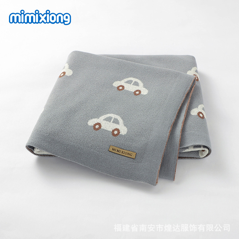 Ins venta caliente 2020 manta para bebé manta jacquard de punto para coche manta a prueba de viento para bebé