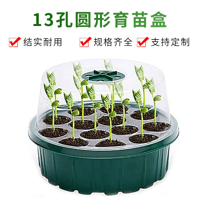 13-луконная круглая рассадная коробка Seeds Grow Tray рассадная коробка