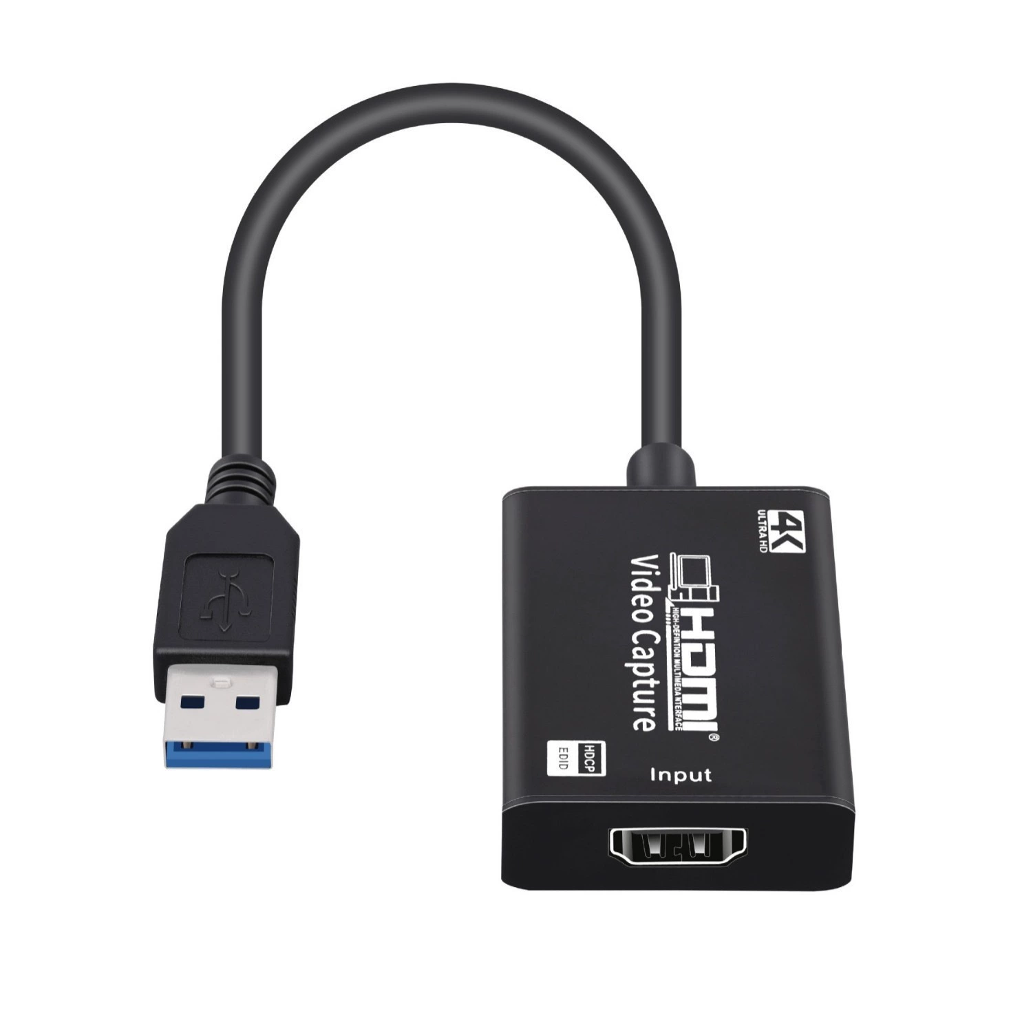 Карта захвата 4K HD игра живое вещание HDMI в USB с кабелем коллектор USB видео захвата карта