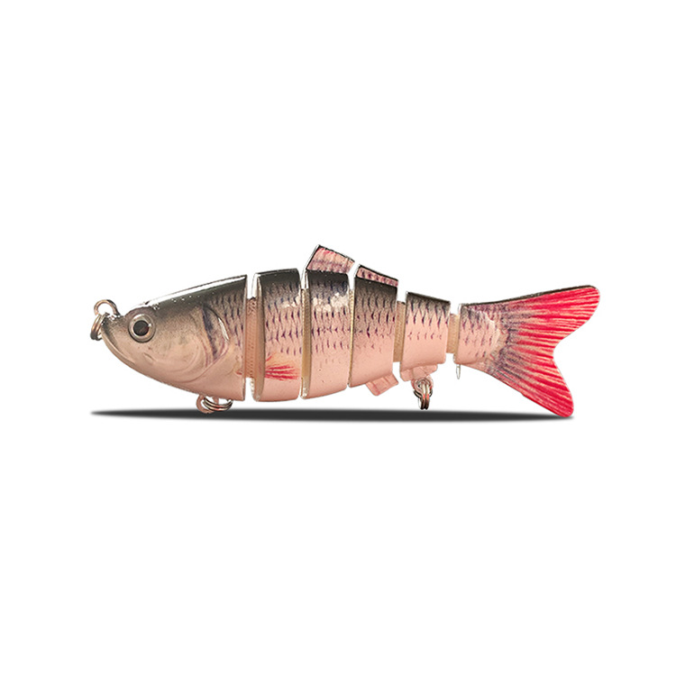 Venta caliente transfronteriza 10CM 20G estilo explosivo de varias secciones cebo sumergido simulación Luya cebo falso