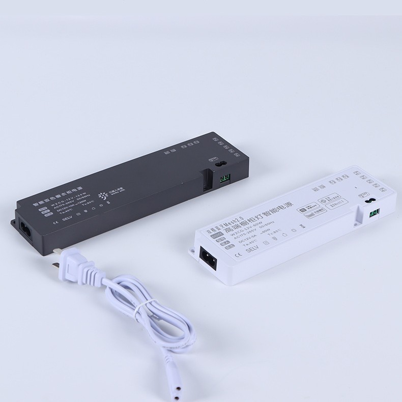 智能双色衣橱柜电源led驱动酒柜书柜感应灯带变压器12V24V|undefined