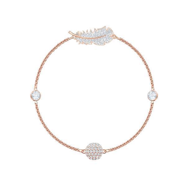 로즈 골드 마그네틱 페더 팔찌