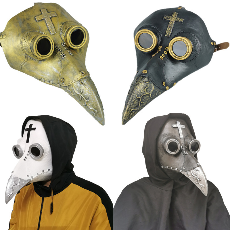 A Piece of Halloween European and American Steampunk Plague Doctor Mask with Beak, Priced for Direct Sale from the Manufacturer, with Label and Dropshipping Service A Piece of Halloween European and American Steampunk Plague Doctor Mask with Beak, Priced for Direct Sale from the Manufacturer, with Label and Dropshipping Service