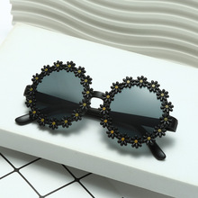 HDCRAFTER新款時尚PC材質偏光兒童太陽鏡圓形眼鏡戶外墨鏡