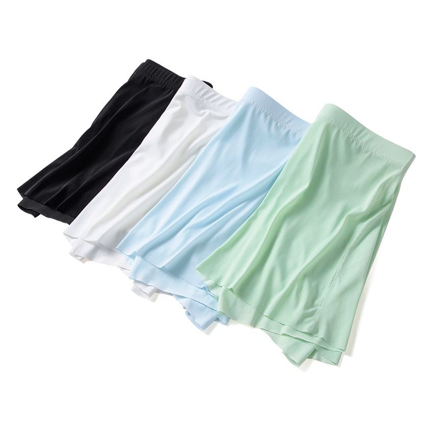 Manufacturers wholesale new men's ice silk underwear ultra-thin one-piece seamless quick-drying 3D comfortable breathable summer boxer