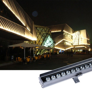 LED wall washing lamp outdoor line lamp huge wave building body lighting exterior wall contour lamp piano wall washing lamp