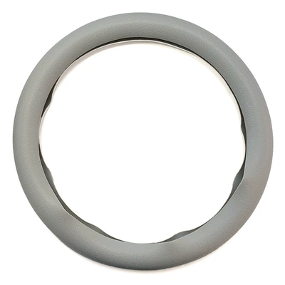 Non-slip Handlepiece Cover Four Seasons | Steering wheel cover - silicone-light-gray-steering-wheel-1-38cm