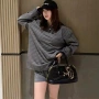 长袖显瘦条纹26ssmm卫衣