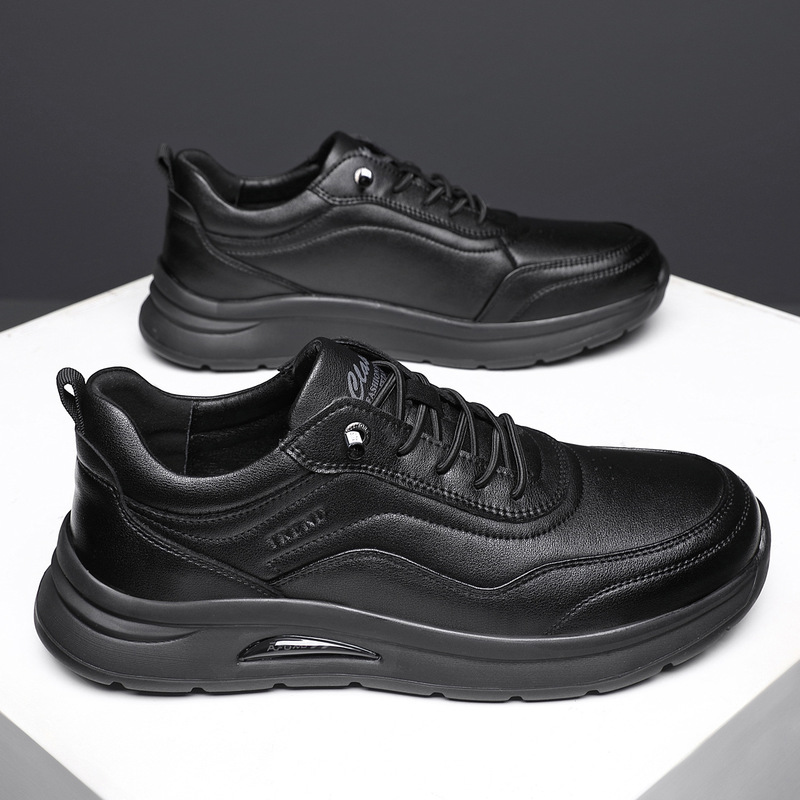 Cross-Border New Style Extra Large Size Men's Shoes 45 Wide and Extra Wide 46 Genuine Leather Sports Shoes 47 Black Shoes 48 Casual Leather Shoes
