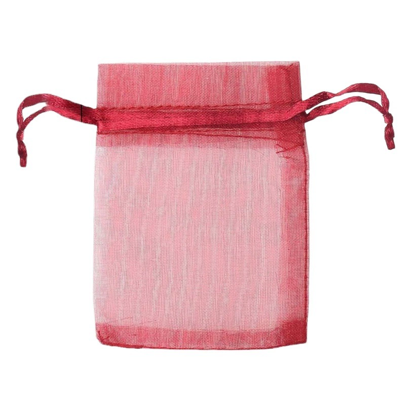 В наличии оптом органза Сетчатая Сумка жемчужные украшения косметический пояс для хранения марлевая Сумка сплошной цвет конфеты подарочная сумка