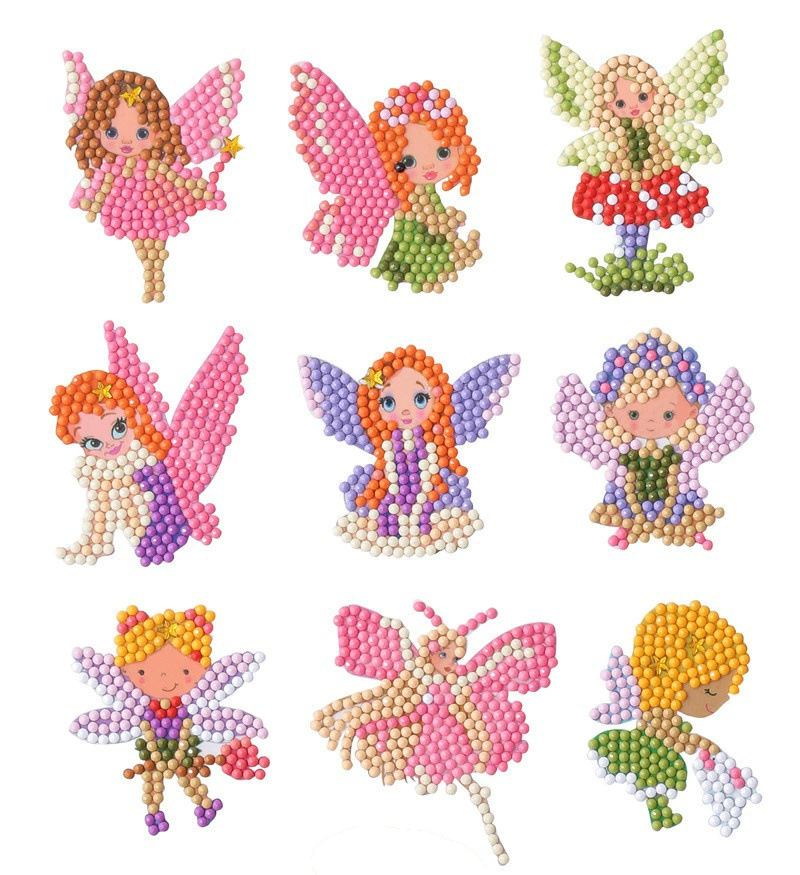 5D детский набор для алмазной мозаики sticker DIY, повседневные животные дизайны, разные размеры (наклейка и стразы)