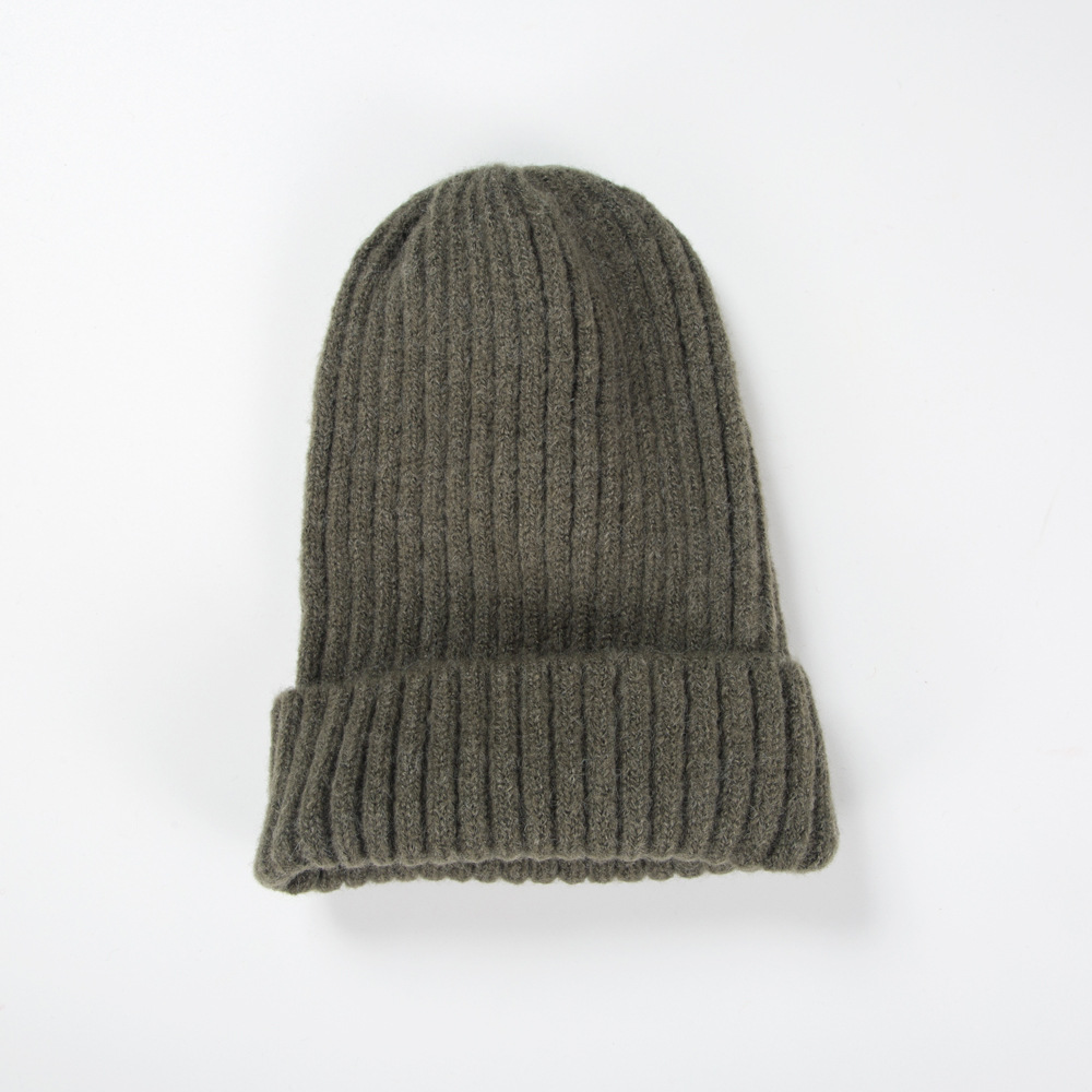 38g Weight Housewarming, Anniversary, Business, Wedding, Outdoor, Travel, Birthday, Festival, Sports, Shopping Occasion Solid Color Pattern Unisex Gender Korean Style Style Khaki, Grey, Beige, Pink, Purple, Red, Green, Blue, Wine Red, Camel, Yellow, Black Color One Size Size Korean Knitted Hat Autumn And Winter Warmth Fashion Striped Woolen Hat Solid Color Flanging Hedging Cold Hat 8