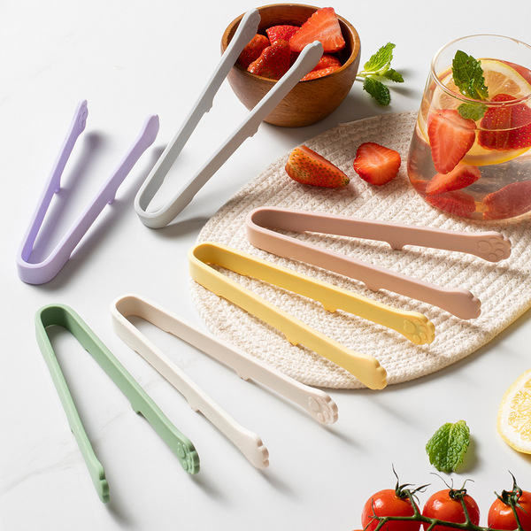 silicone creative universal small food tongs