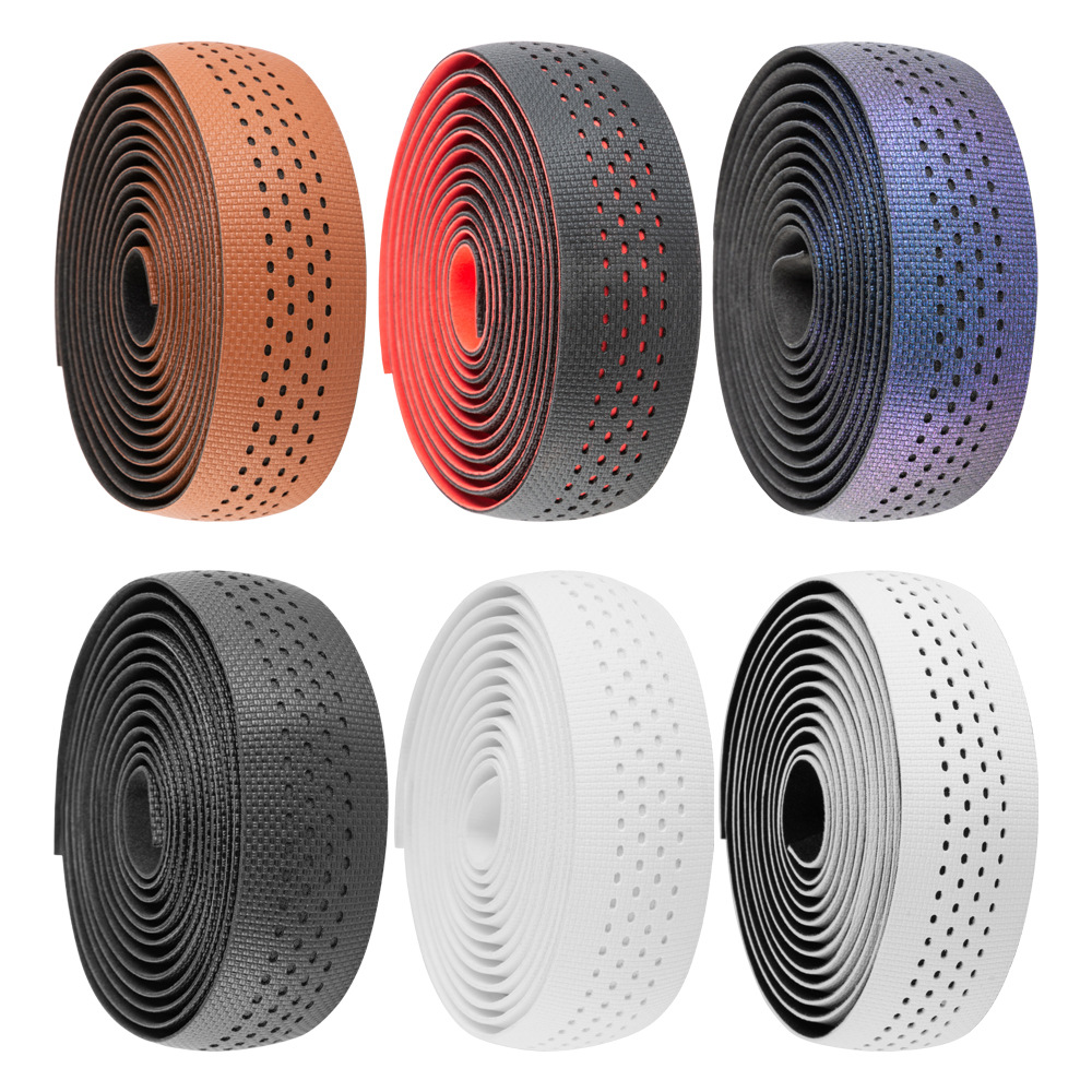 PROMEND highway handlehold with silicone strap bicycle handle cover anti-pollution non-slip breathable riding equipment