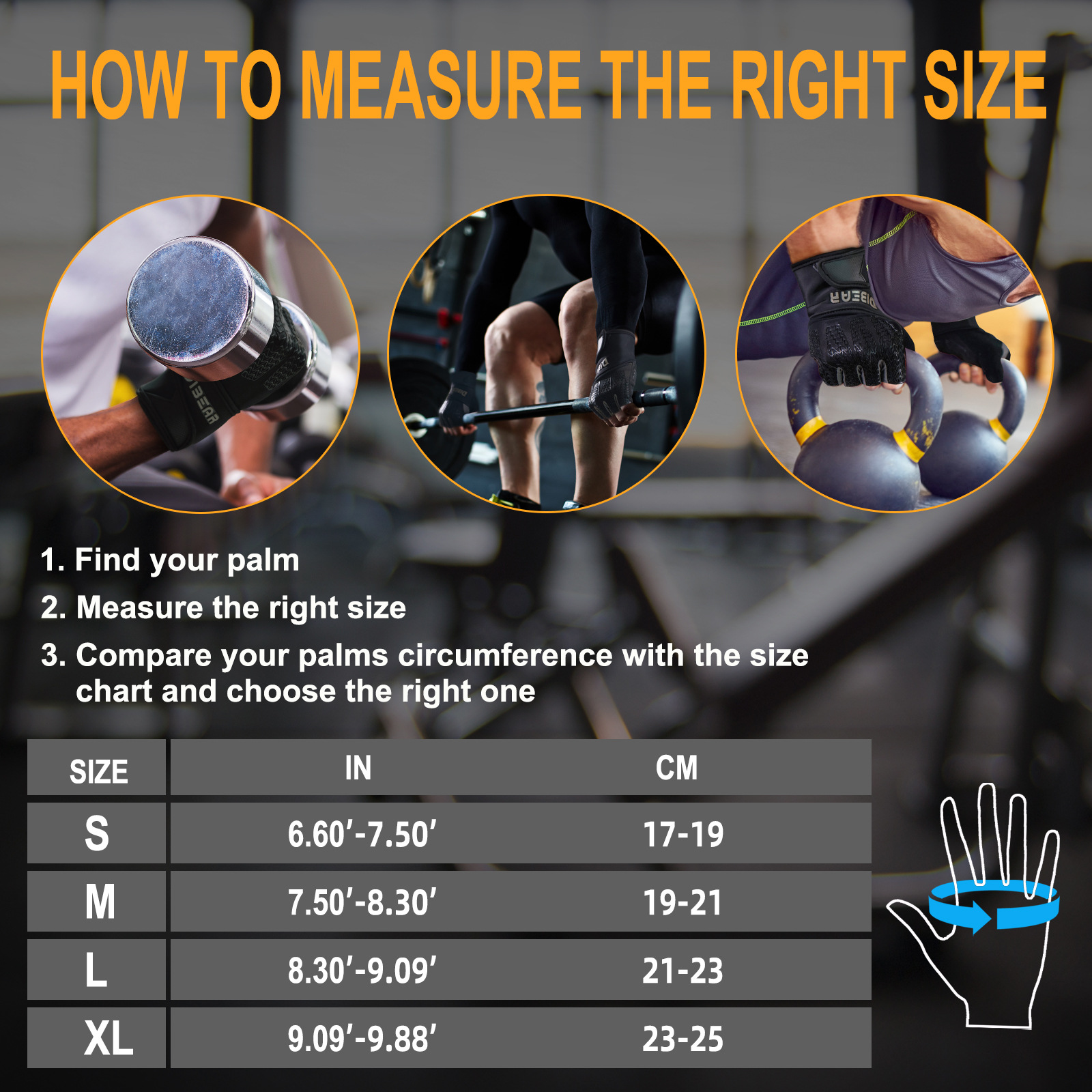 DIBEAR Gym Workout Gloves (9).