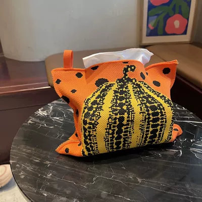 Office Hanging Tissue Box, Knitted – Car tissue box/set - knitted-tissue-bag-zj034