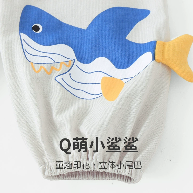 优奇 Children's summer trousers, thin cotton mosquito repellent, A-line
