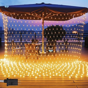 200 Led Net String Lights 9.8ft X 6.5ft Connectable 8 Modes