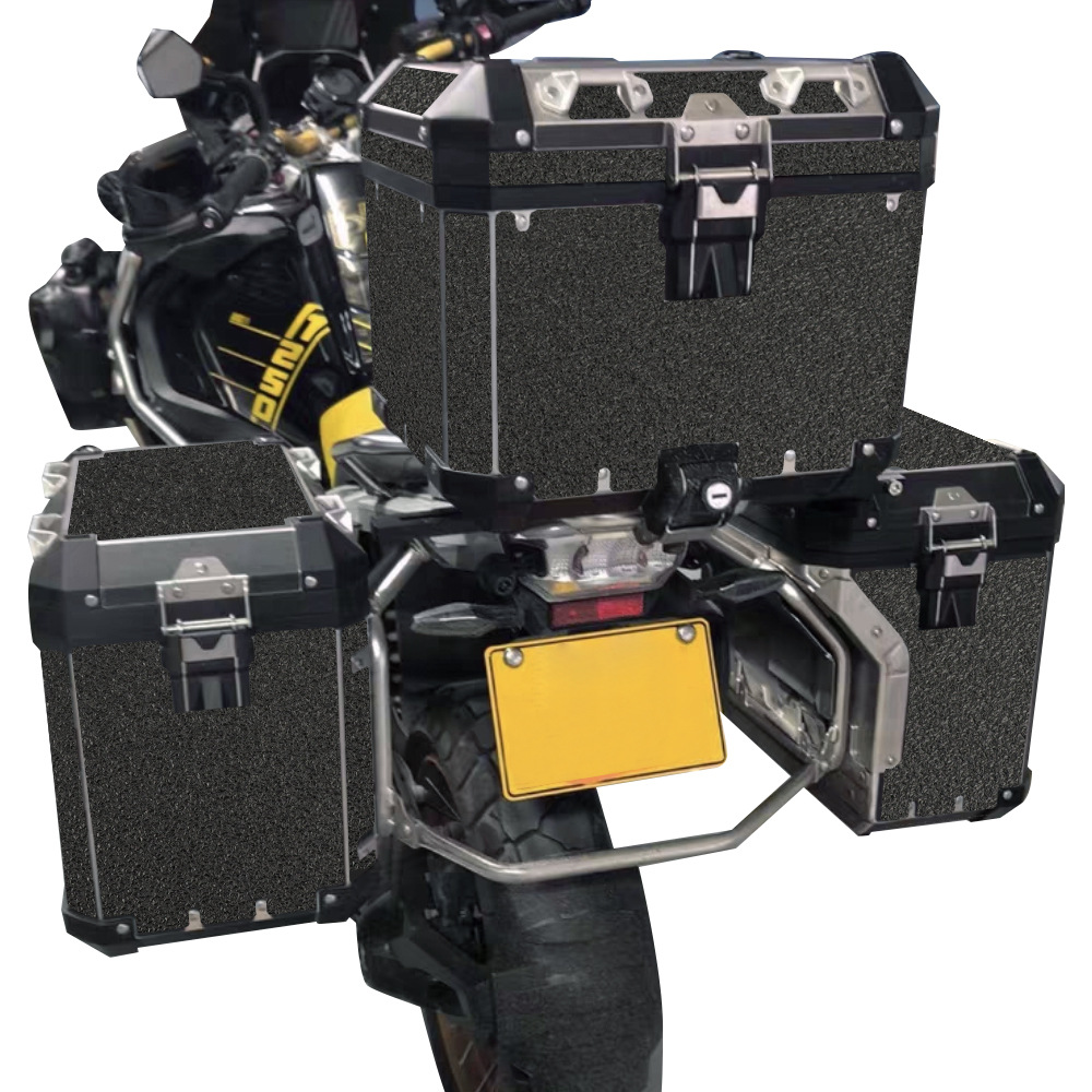 Aplicable a BMW F850GS R1200GS R1250GS ADV motocicleta caja de aluminio tres cajas pegatinas esmeriladas