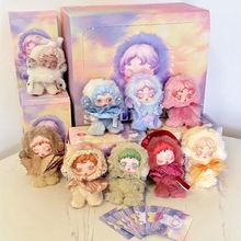 SKULLPANDA系列SP二代搪胶POPMARTLabubu毛绒玩偶挂件盲盒公仔