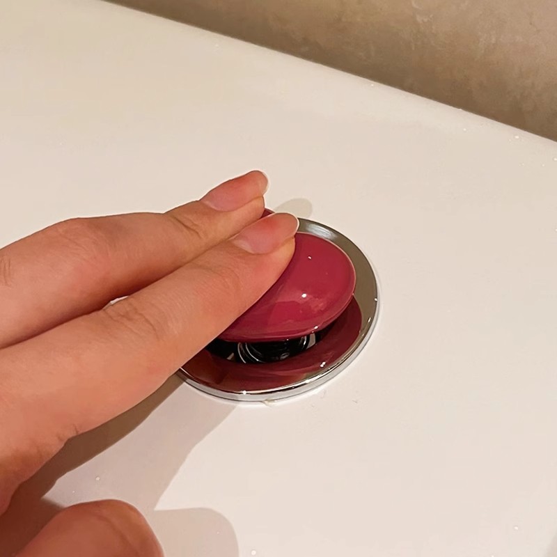 カラフルなラブトイレプレスユニバーサルフラッシュボタンハイエンドトイレボタンスイッチマニキュアプレストイレアーティファクト|undefined