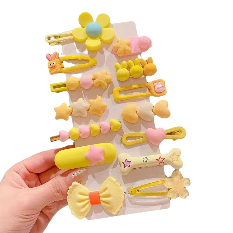 Niños de color jalea nubes lindas niñas bebés cabeza de cabello rotos broche de cabello rotos broche de cabello