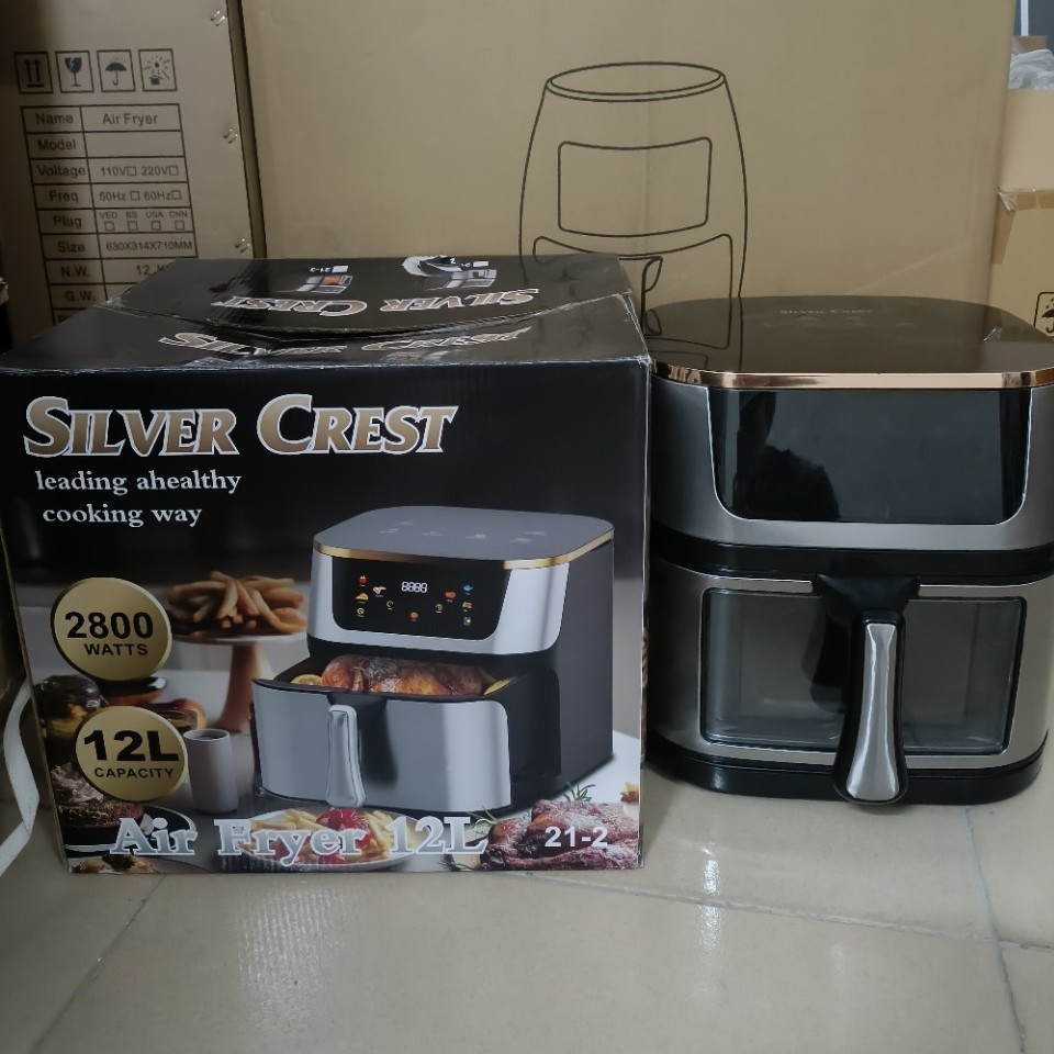 15 guarida freidora inteligente visual multi-función táctil hogar de gran capacidad freidora de aire exportación