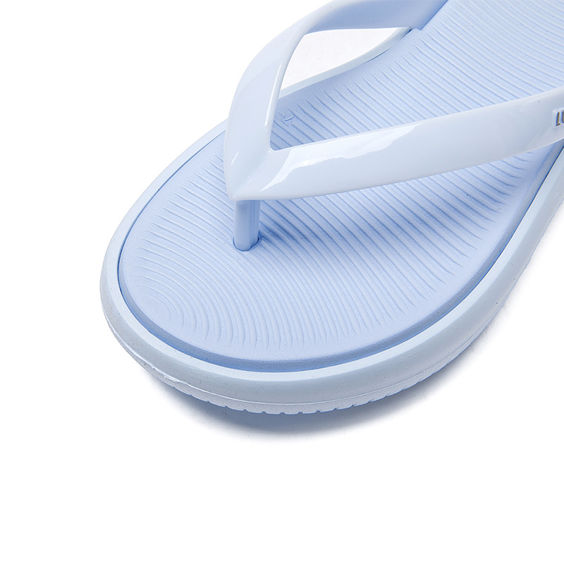 Luofu pan flip flops ropa exterior de las mujeres nuevo fondo grueso flip-flops popular playa madera contrachapada
