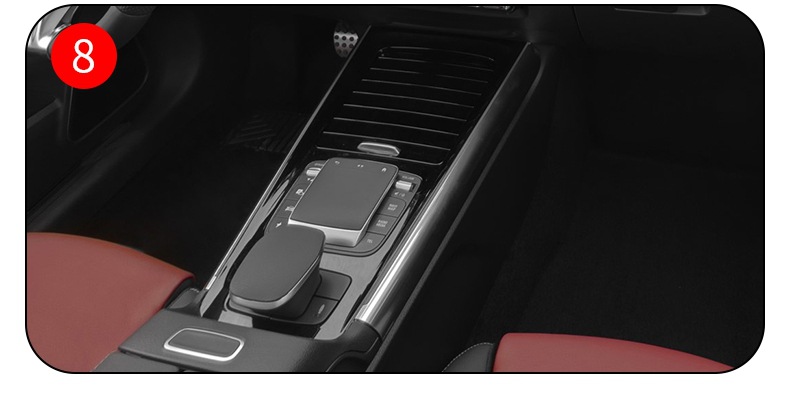Suitable for 21-25 Mercedes-Benz Amg Gla Central Control Gear Interior Car Sticker Screen Paint Transparent Tpu Protective Film