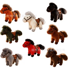 马年吉祥物八骏马玩偶公仔仿真马挂件钥匙扣布娃娃毛绒玩具摆件