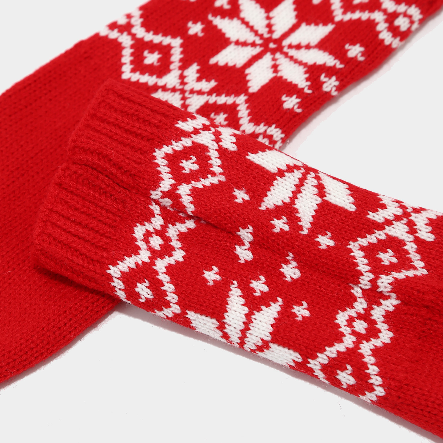 Calentamiento de tres piezas para mujeres y hombres de invierno de Navidad tormenta de nieve patrón de tejer sombrero bufandas guantes de frío moda