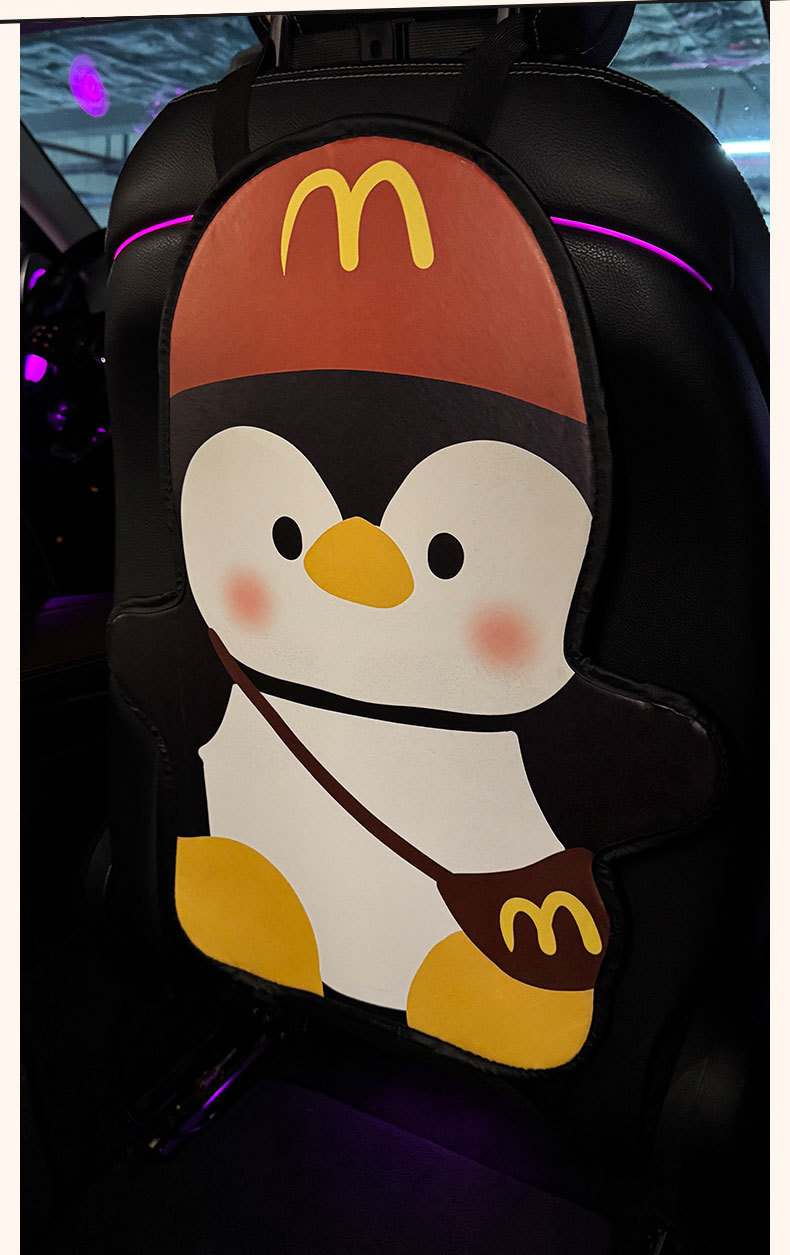 M Penguin Car Anti-Kick Pad Universal Rear Seat Back Anti-Dirty Protective Pad Car Rear Protective Pad Anti-Pad