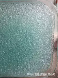 厂家订制8-12mm超白双面热熔钢化肌理纹艺术玻璃，可做门屏风隔断